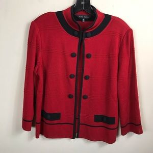 Ming Wang women’s cardigan size m red
